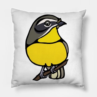 Yellow Chat Graphic Pillow