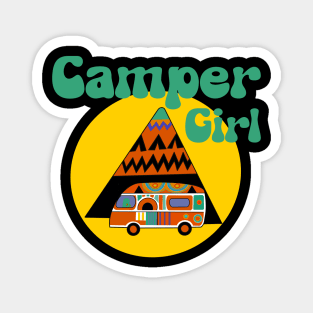 Camper girl Magnet