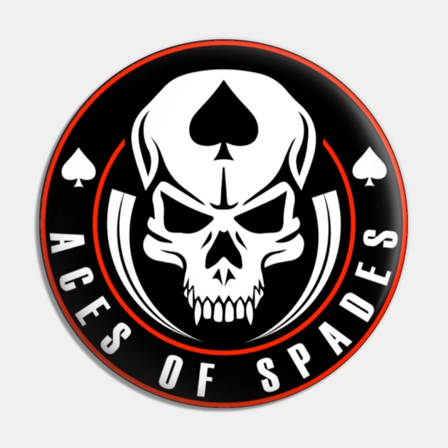 Aces Of Spades Originals Pin by The Aces Of Spades Merch
