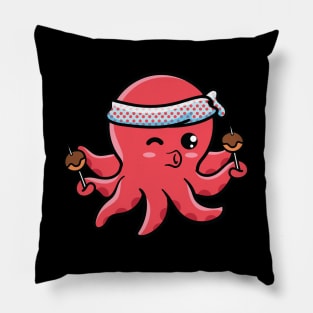 Kawaii Takoyaki Octopus Pillow