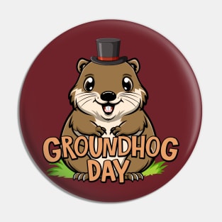 Groundhog Day – February Pin