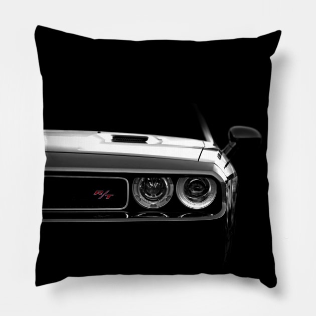 Dodge Challenger R/T Pillow by mal_photography