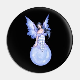 Blue Bubble Rider Pin