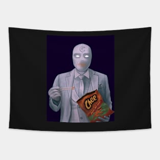 Mr. Merc with the Moon Tapestry