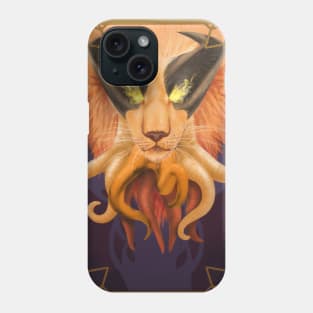 Lovecraft Lion [Original Colors] Phone Case