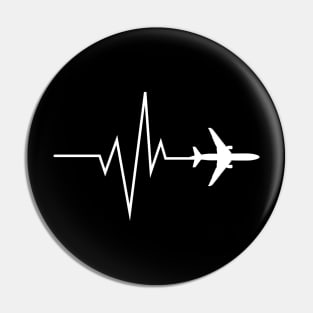 Aviation Pulse with airplane design Pin