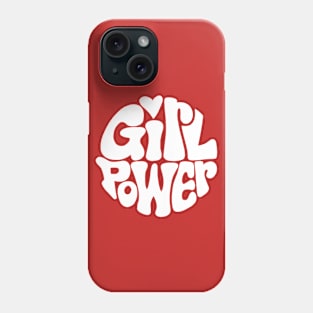 Girl Power ))(( Feminist Woman Female Empowerment Design Phone Case