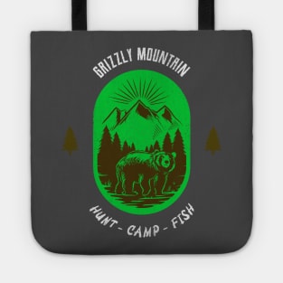 Grizzly Mountain Hunt Camp Fish - Green V2 Tote