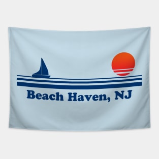 Beach Haven NJ - Sailboat Sunrise Tapestry