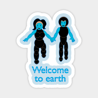 Welcome To Earth V2 Magnet