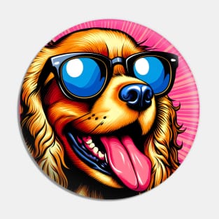 Dog Wearing Sunglasses Pin