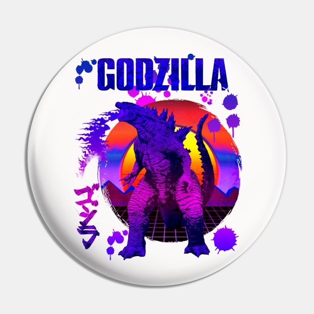 Godzilla Pin by RANS.STUDIO