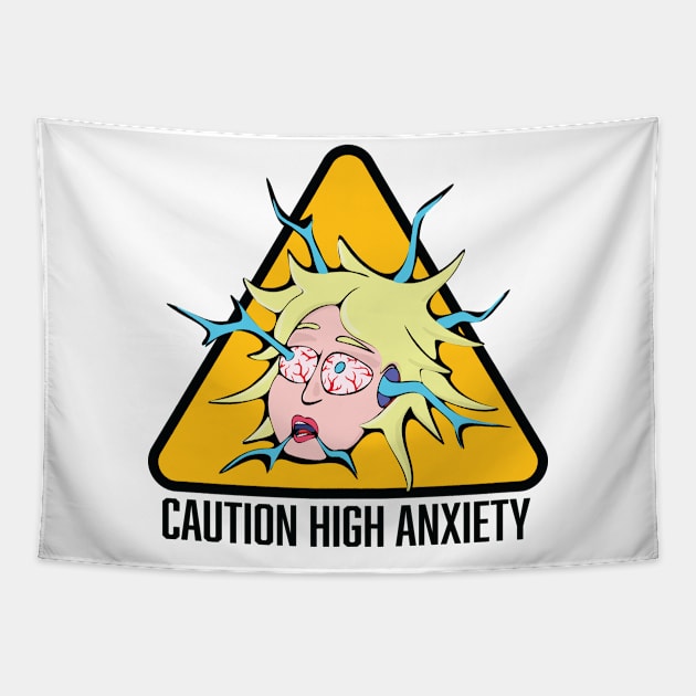 High Voltage Anxiety Tapestry by DesignEvolved