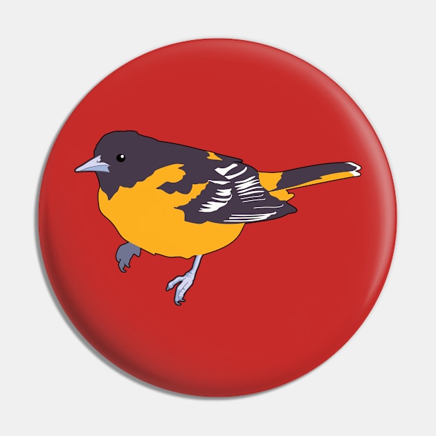 Baltimore Oriole Pin by ziafrazier