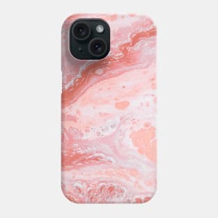 Blush pink rose - Elegant marble Phone Case
