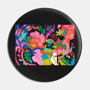 Floral frenzy Pin