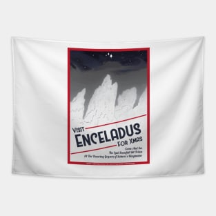 Enceladus Space Poster Tapestry