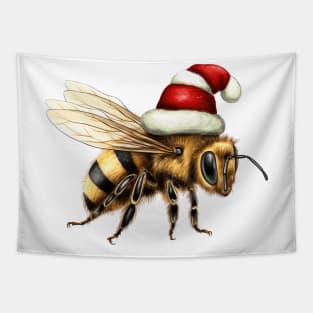 Vintage Christmas Bee Tapestry