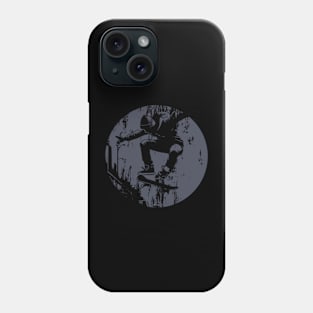 Grunge Urban Skateboarder Graffiti Style - Grey Phone Case