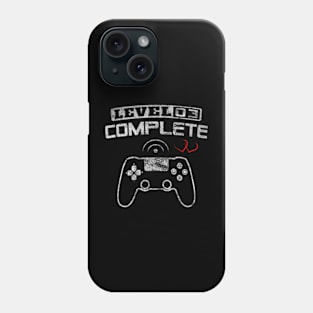 Level 3 complete 3rd Wedding Anniversary Video Gamer Phone Case