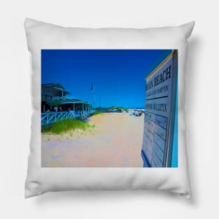 Main Beach East Hampton NY Pillow