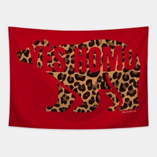 Yes Homo Leopard Print Bear | BearlyBrand Tapestry