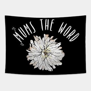 Mums The Word Chrysanthemum White Pink Flower Florist Tapestry