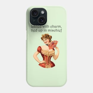 Laced with Charm: Mischief in the Making Phone Case