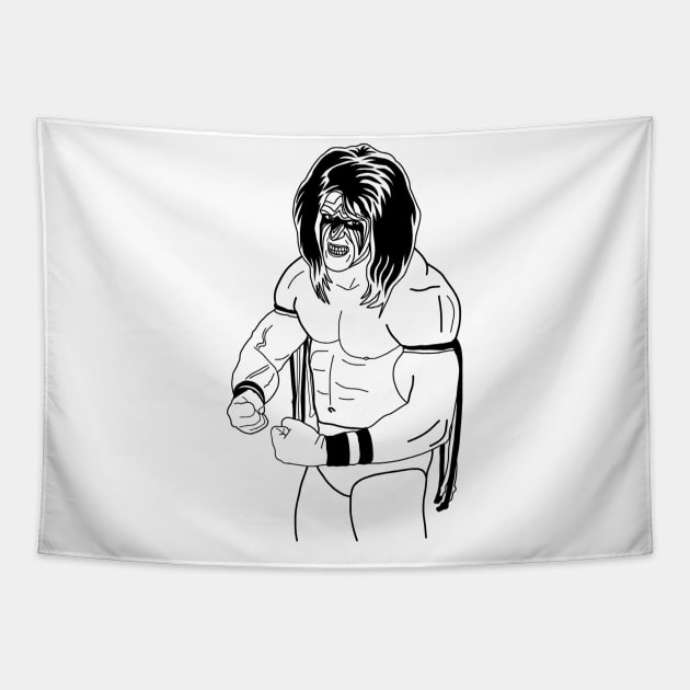 Ultimate Warrior Tapestry by 8mmattire