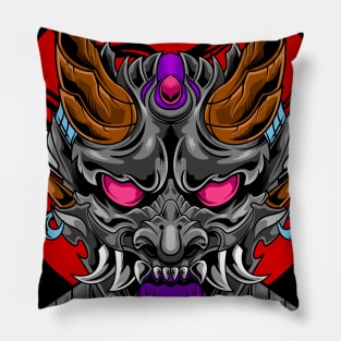 Hannya Mask 02 Pillow