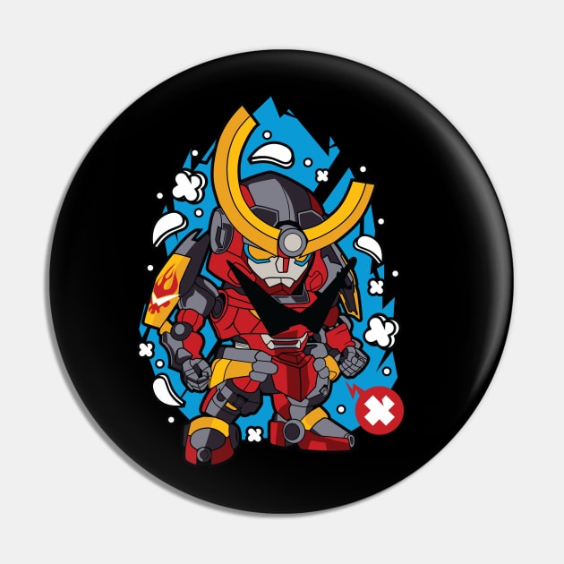 Gurren Lagann Pin by Mecha Design by MechaRon