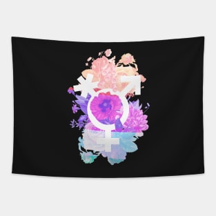 Floral Pronouns Tapestry