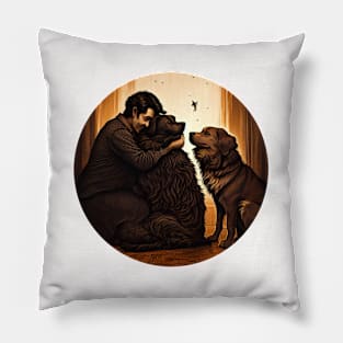 Vintage Dog Lover Pillow