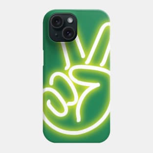 Neon Peace Sign Phone Case
