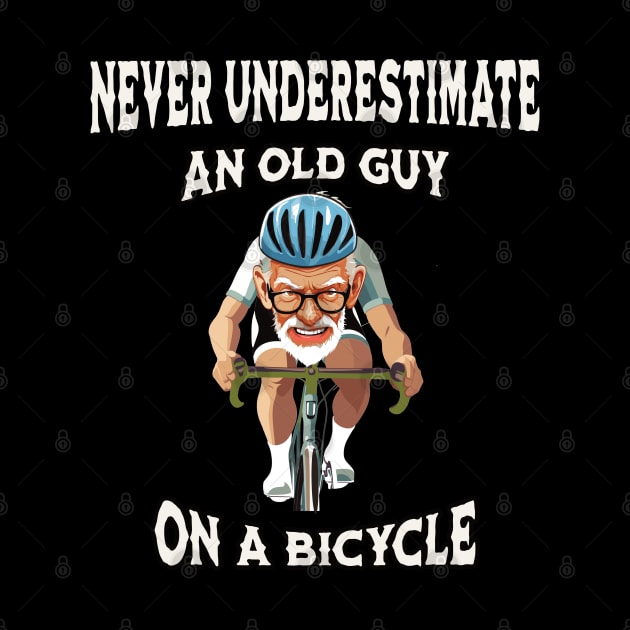 Never underestimate an old guy on a bicycle by BishBashBosh