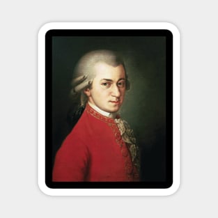Mozart portrait by Barbara Krafft Magnet