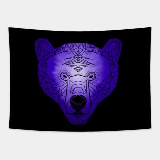 Geometric Bear Tapestry