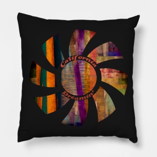 California Dreamin' Patchwork Sun Pillow