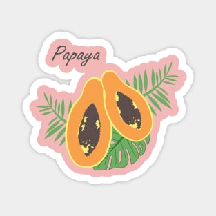 Papaya. Magnet