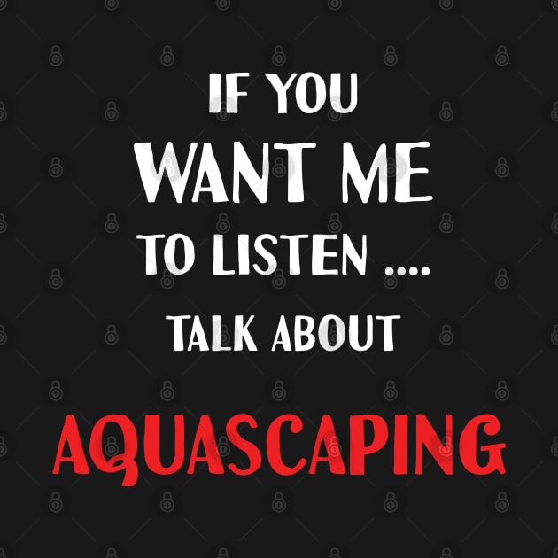 if you want me to listen talk about aquascaping by Teekingdom