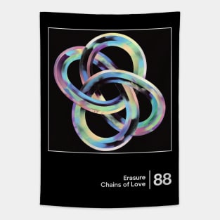 Chains Of Love - Minimalist Artwork Design Tapestry