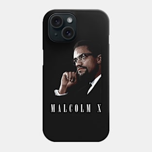 Malcolm X Retro Phone Case