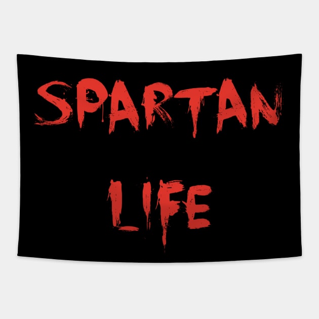 Spartan Life- This is Sparta Tapestry by DesignsbyZazz