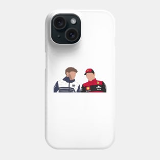 Pierre Gasly and Charles Leclerc Phone Case