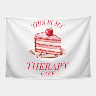 THIS IS MY THERAPY CAKE Baking Tapestry