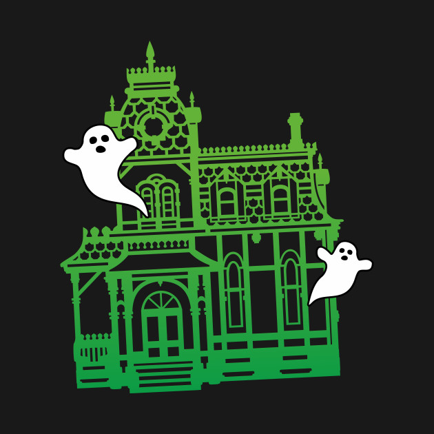 Disover Haunted Victorian House - Haunted House - T-Shirt