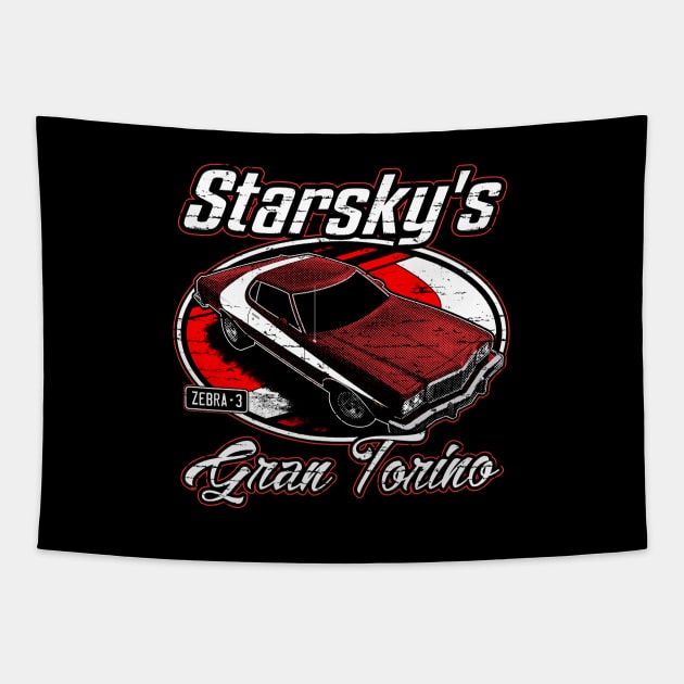 Starsky's Gran Torino Tapestry by dustbrain