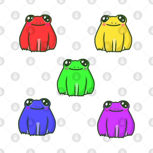 froggy friends: 6 by casserolestan