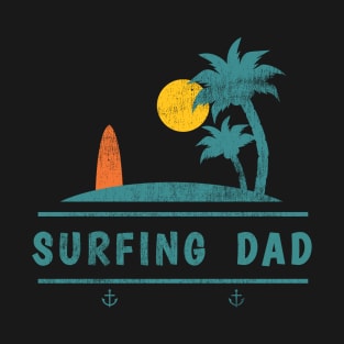 Surfing Dad T-Shirt Sweater Hoodie Phone Case Coffee Mug Tablet Case Tee Birthday Gift T-Shirt