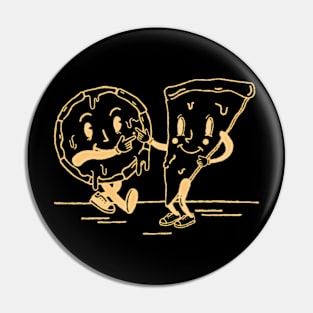 Slice and Pie Pizza Friends Pin